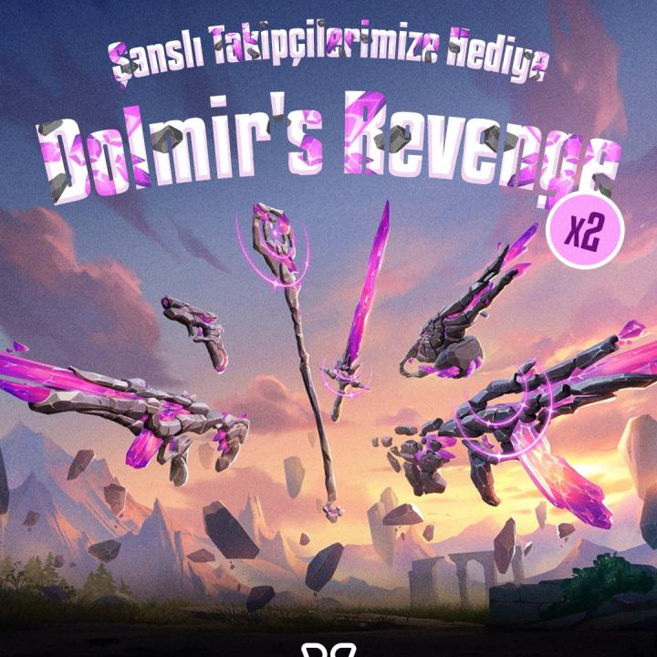 Şanslı 2 takipçimize Dolmir'in İntikamı seti hediye! 🎊 (AÇIKLANDI)