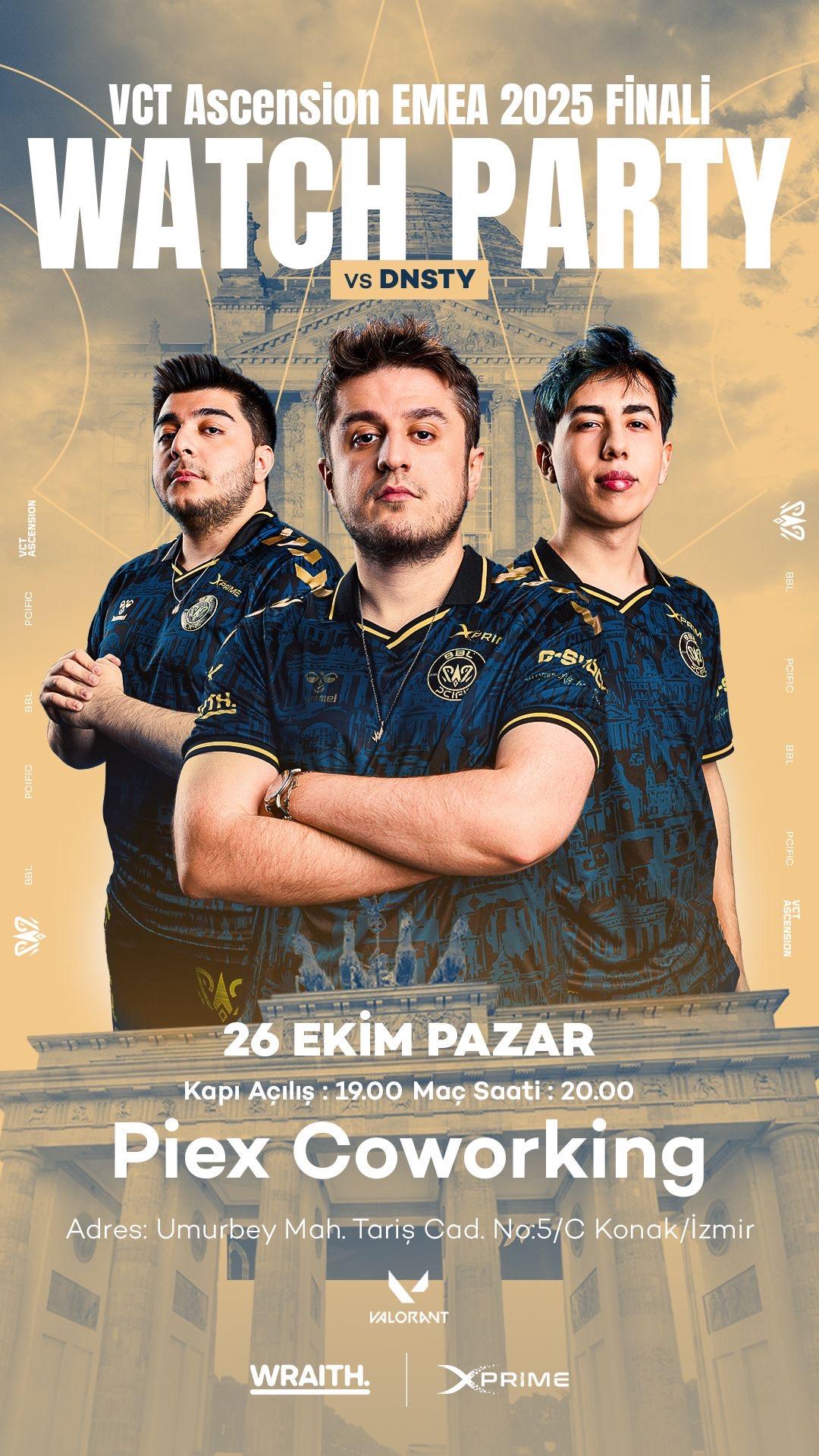 İZMİR'DE BU PAZAR BBL PCIFIC'İ YAN YANA İZLİYORUZ! 📢