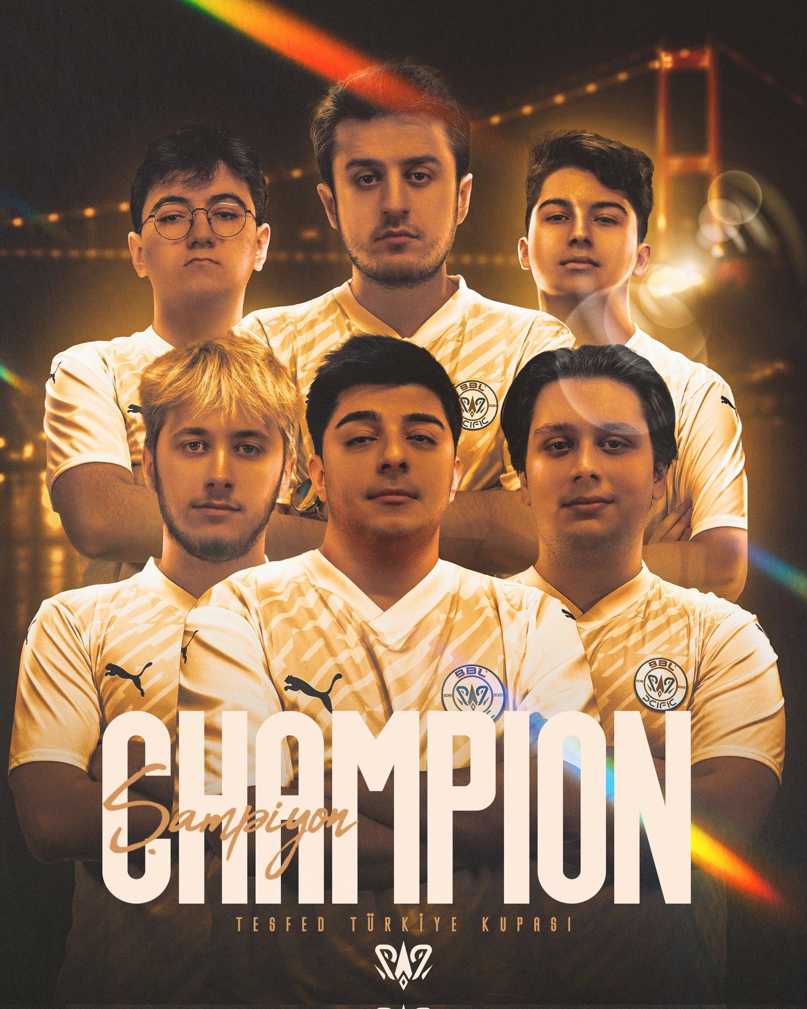 TESFED Türkiye Kupası'nda şampiyon olduk!